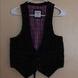 Corduroy vest. Brown